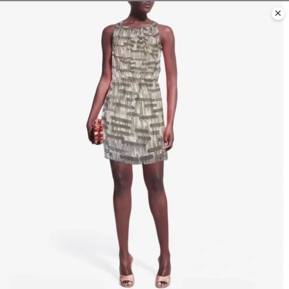 Stylish Gray Mini Dress by Fabiana Filippi Brunello - Picture 1 of 9